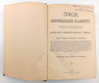 Zdroje hospodářského blahobytu