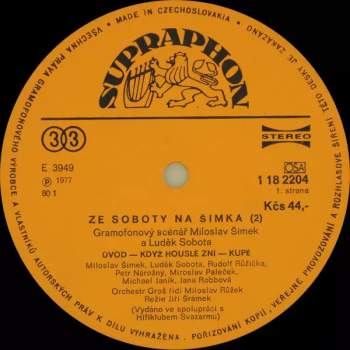 Miloslav Šimek: Ze Soboty Na Šimka 2