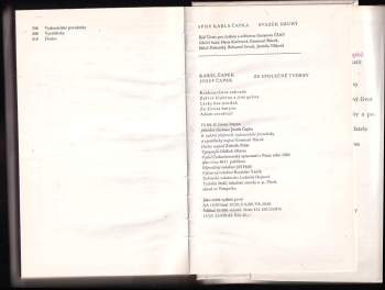 Karel Čapek: Ze společné tvorby