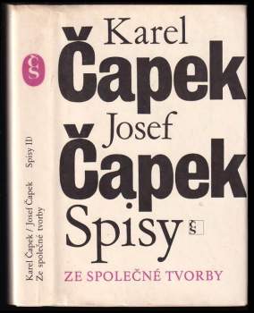 Karel Čapek: Ze společné tvorby