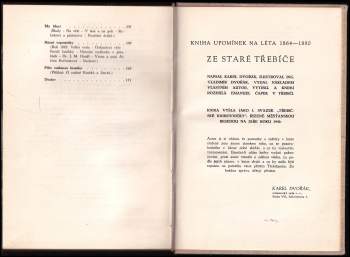 Karel Dvořák: Ze staré Třebíče