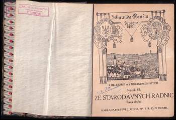 Zikmund Winter: Ze starodávných radnic