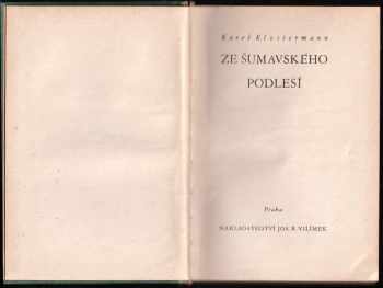 Karel Klostermann: Ze šumavského Podlesí