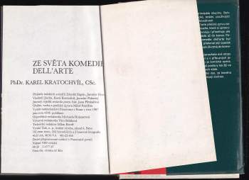 Karel Kratochvíl: Ze světa komedie dell'arte