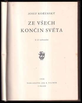 Josef Kořenský: Ze všech končin světa