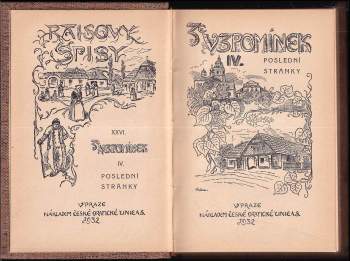 Karel Václav Rais: Ze vzpomínek