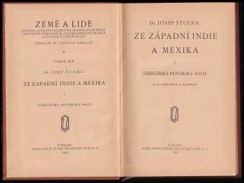Josef Štolba: Ze západní Indie a Mexika