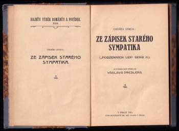 Andrzej Strug: Ze zápisek starého sympatika
