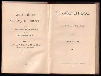 Alois Jirásek: Ze zašlých dob
