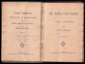 Alois Jirásek: Ze zašlých dob