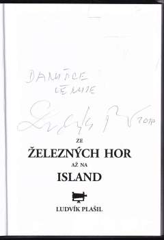 Ludvík Plašil: Ze Železných hor až na Island