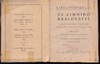 Bedřich Falcký: Ze zimního království