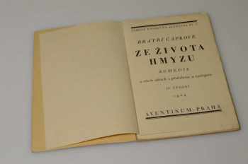 Karel Čapek: Ze života hmyzu