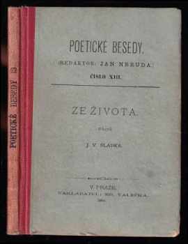 Josef Václav Sládek: Ze života