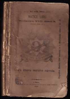 Ze života malého národa - Karel Tůma (1874, Spolek pro vydávání laciných knih českých) - ID: 411292