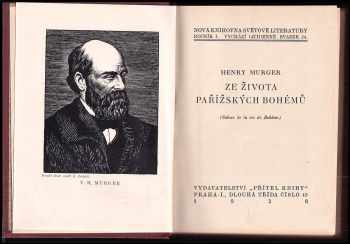 Henry Murger: Ze života pařížských bohémů