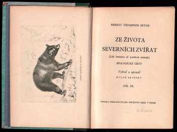 Ernest Thompson Seton: Ze života severních zvířat