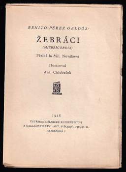 Benito Pérez Galdós: Žebráci