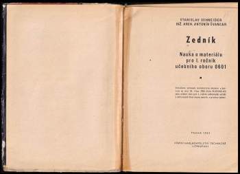 Antonín Švancar: Zedník