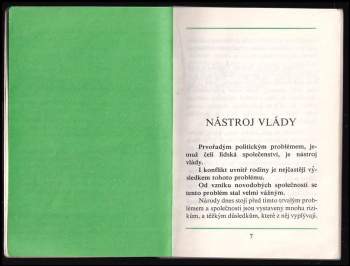 Muammar Kaddáfí: Zelená kniha