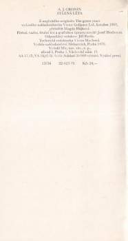 A. J Cronin: Zelená léta