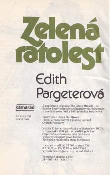 Edith Pargeter: Zelená ratolest