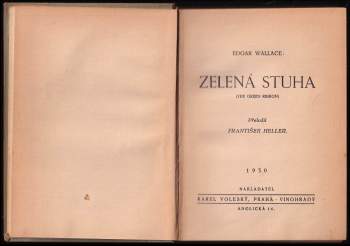 Edgar Wallace: Zelená stuha