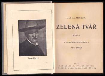 Gustav Meyrink: Zelená tvář