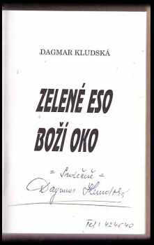 Dagmar Kludská: Zelené eso - Boží oko