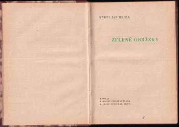 Karel Jan Hejda: Zelené obrázky