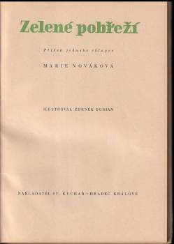 Marie Nováková: Zelené pobřeží