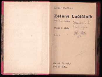Edgar Wallace: Zelený lučištník