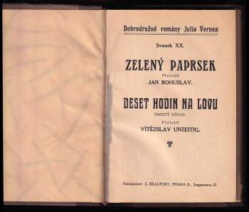 Jules Verne: Zelený paprsek
