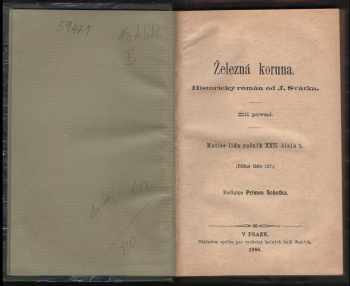 Josef Svátek: Železná koruna