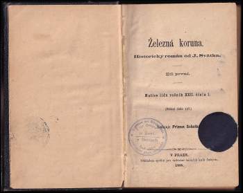 Josef Svátek: Železná koruna