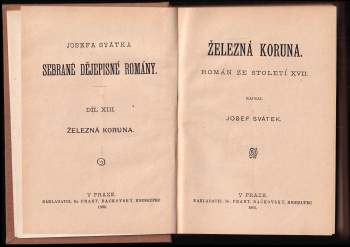 Josef Svátek: Železná koruna