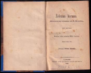 Josef Svátek: Železná koruna