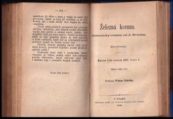 Josef Svátek: Železná koruna