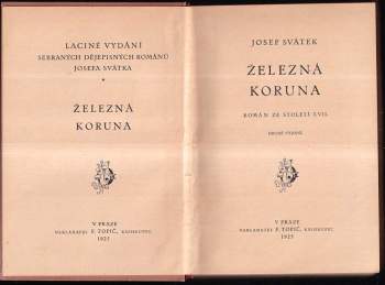 Josef Svátek: Železná koruna