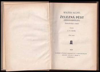 Walter Scott: Železná pěst