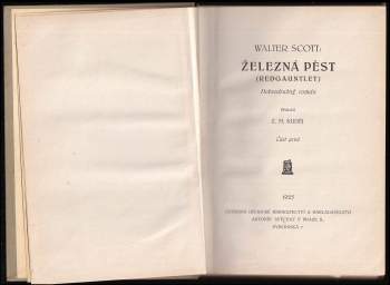 Walter Scott: Železná pěst