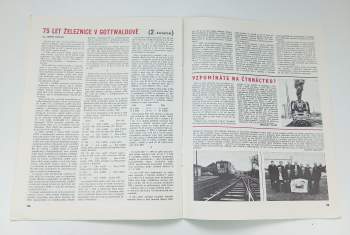 Železničář Ž 75 - ročník XXV. - čísla 1 - 24 - CHYBÍ ČÍSLA 15 a 16