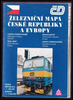 Železniční mapa České republiky a Evropy