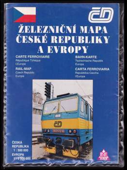 Železniční mapa České republiky a Evropy