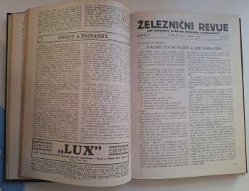 Václav Keller: Železniční revue - list věnovaný otázkám veřejného dopravnictví - ročník V. - KOMPLETNÍ ROČNÍK