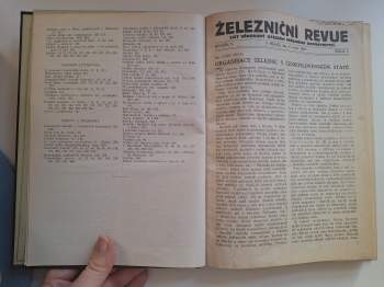 Václav Keller: Železniční revue - list věnovaný otázkám veřejného dopravnictví - ročník V. - KOMPLETNÍ ROČNÍK