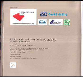 Martin Navrátil: Železniční trať z Pardubic do Liberce na starých pohlednicích