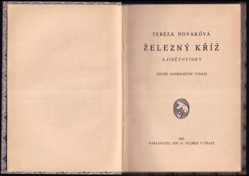 Tereza Nováková: Železný kříž a jiné povídky