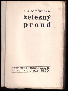 Aleksandr Serafimovič Serafimovič: Železný proud