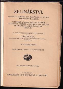 Václav Bílý: Zelinářství
